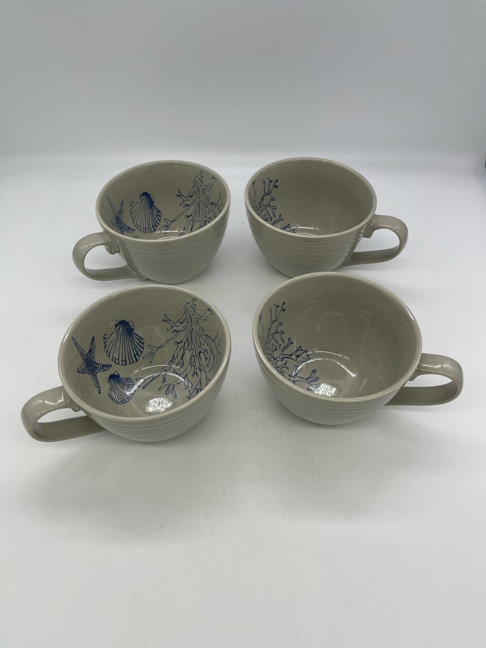Pfaltzgraff Southport Coffee Mugs Set of 4
